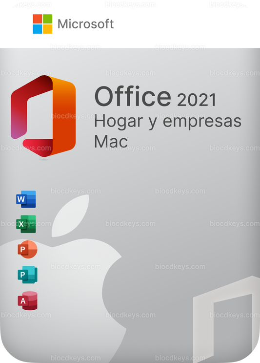 Office 2021 Hogar y Empresas para Mac
